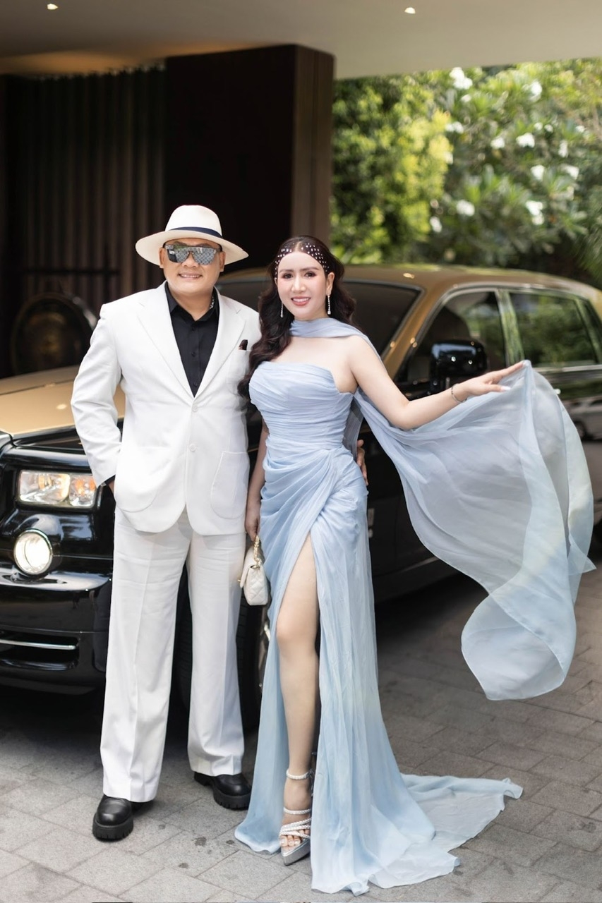 Nguyễn Thị Cẩm My cùng chồng là Bùi Minh Chánh xây dựng hình ảnh sang chảnh. (Ảnh nguồn Internet)