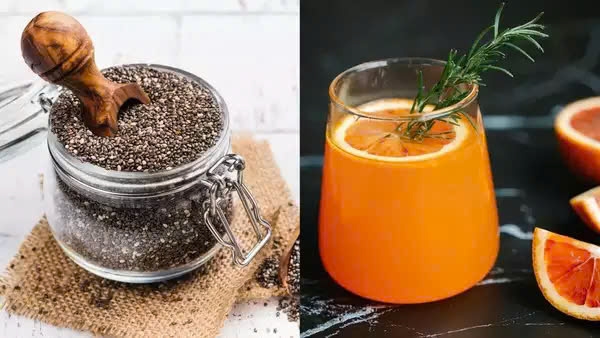 Nước cam hạt chia giúp ổn định lượng đường trong máu