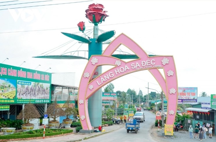 Situated around 150 kilometers southwest of Ho Chi Minh City, Sa Dec flower village is popularly known as the flower city of the Mekong Delta region and the country’s largest supplier of flowers for southern localities during the Lunar New Year holiday (Tet).