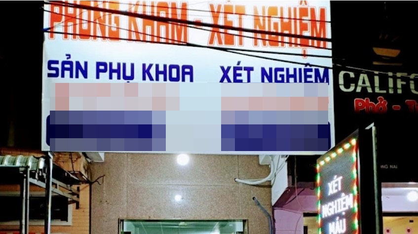 Phòng khám sản phụ khoa nơi xảy ra sự việc