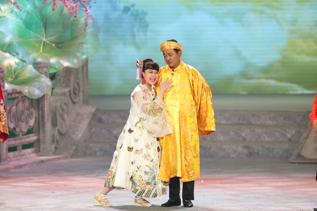 NSND Quốc Khánh và nghệ sĩ Vân Dung