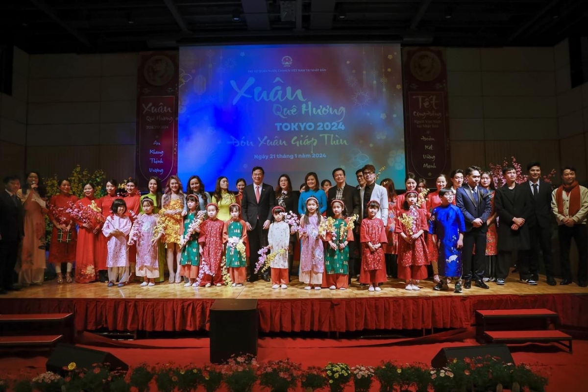 Xuân quê hương 2024 tại Tokyo (ảnh: ĐSQ Việt Nam tại Nhật Bản)