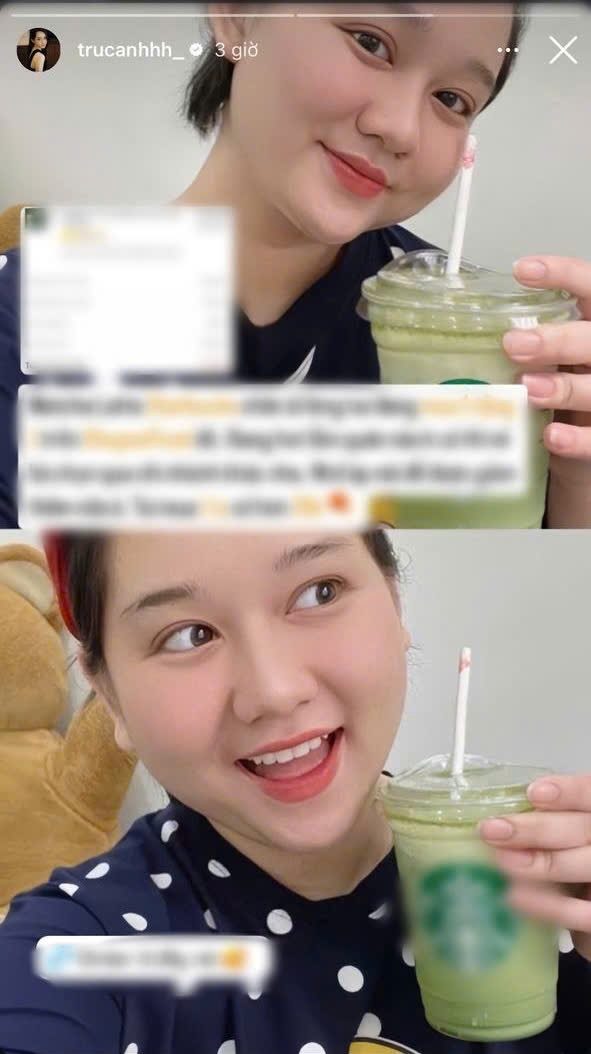 Mới đây, Trúc Anh chia sẻ bức hình cận gương mặt trên story trang cá nhân. Nhiều cư dân mạng đã nhận ra ngoại hình khác lạ, có phần đầy đặn hơn hẳn trước kia của Trúc Anh.