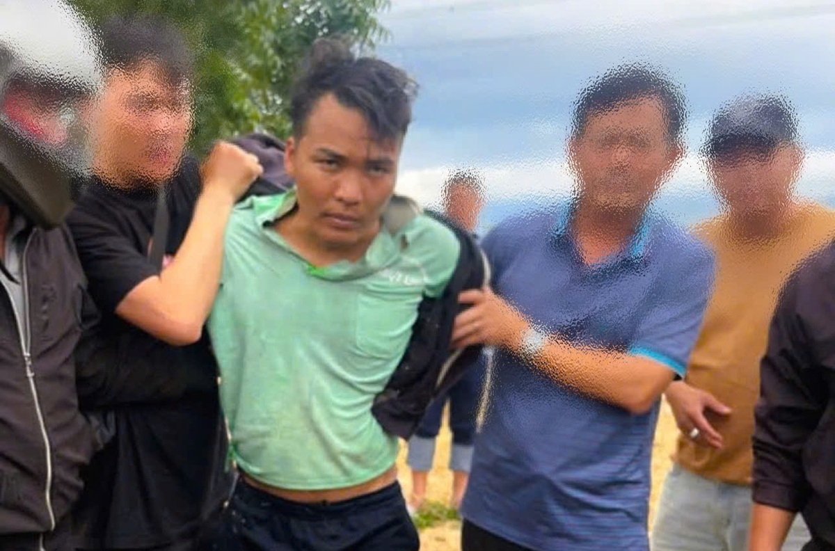 Lê Văn Duy Khánh bị bắt sau 4 ngày lẩn trốn. Ảnh: CANT