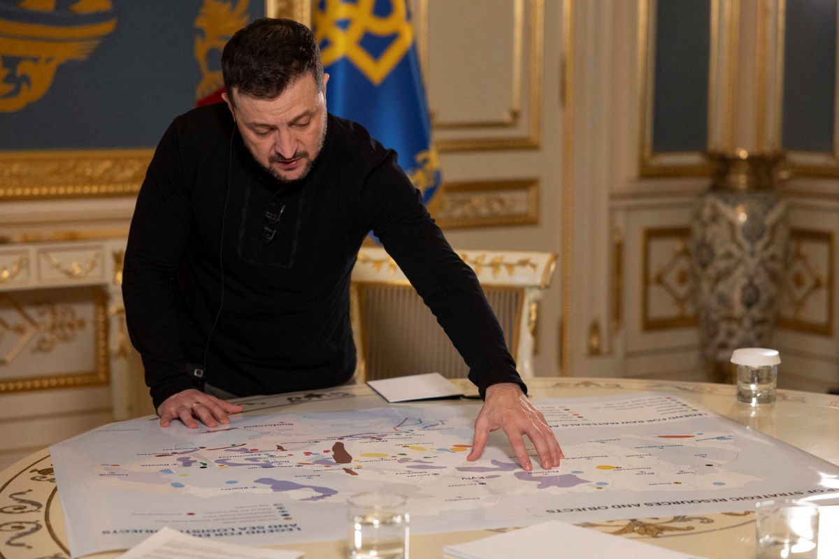 Tổng thống Ukraine Volodymyr Zelensky. Ảnh: Reuters