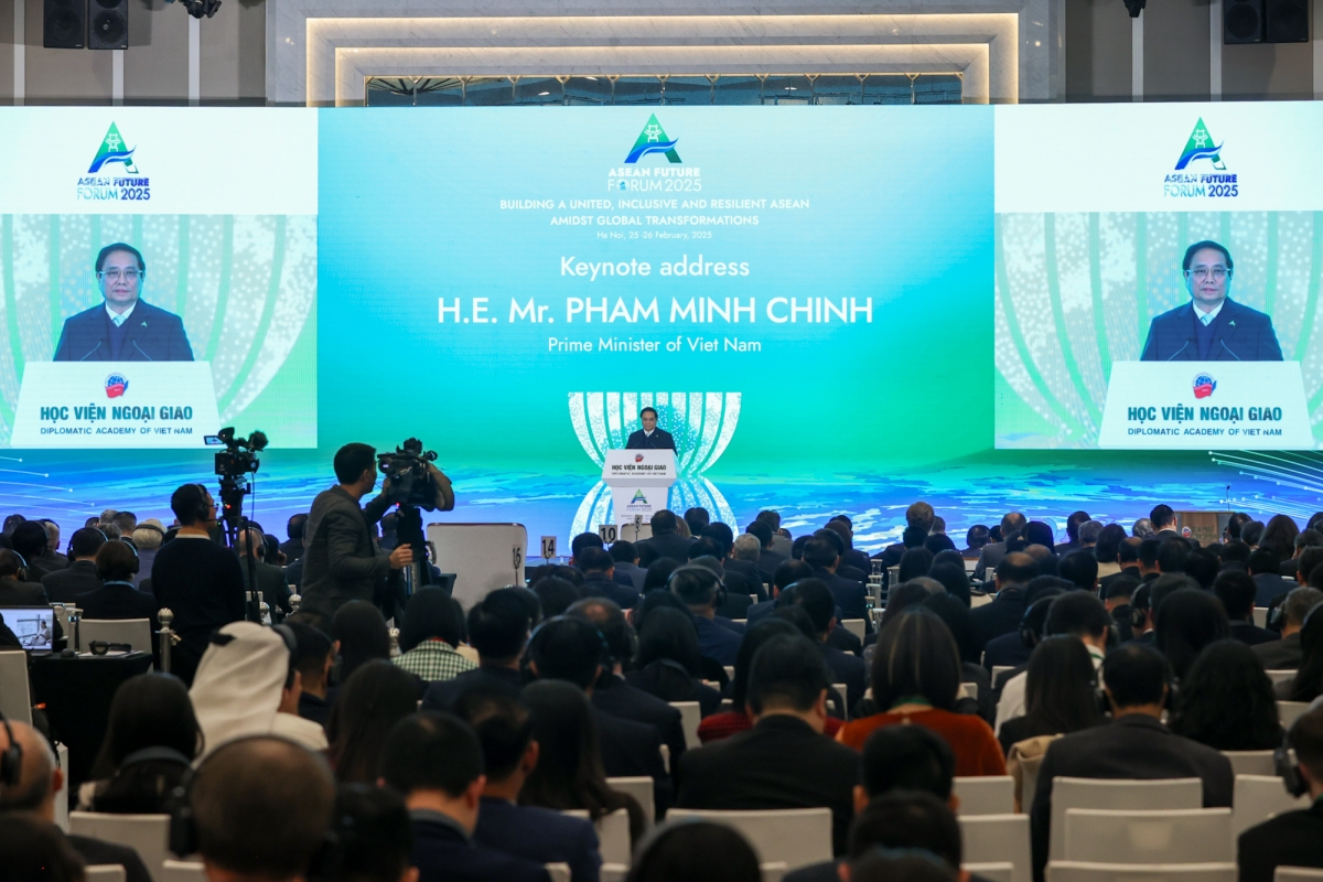 Thủ tướng Chính Phủ Phạm Minh Chính dự và phát biểu tại phiên khai mạc Diễn đàn tương lai ASEAN năm 2025