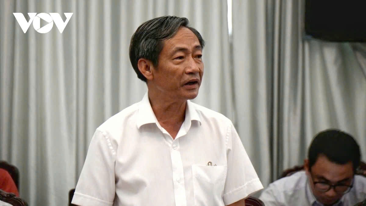 Ông Võ Trung Trực, Phó Giám đốc Sở Tài nguyên và Môi trường