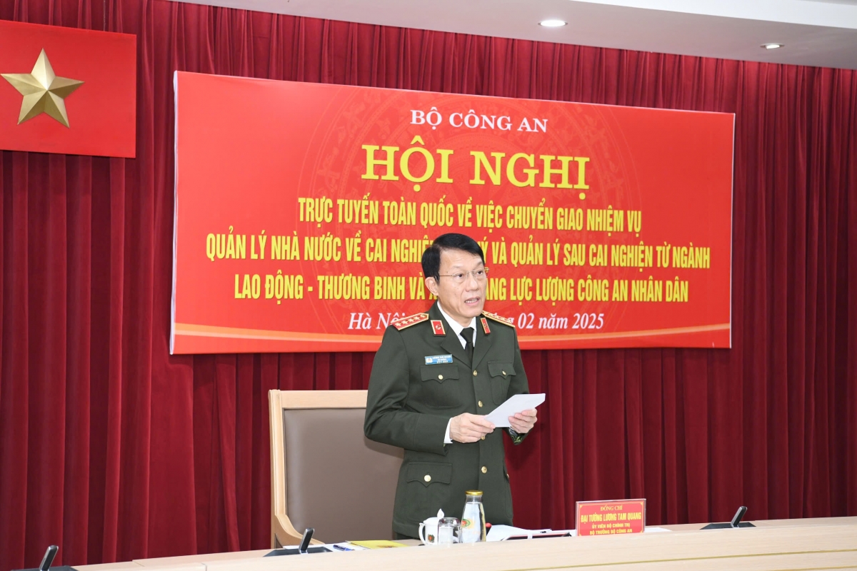 Đại tướng Lương Tam Quang, Bộ trưởng Bộ Công an. Ảnh: C04