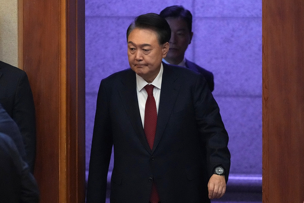 Tổng thống bị luận tội Yoon Suk Yeol. Ảnh: Reuters