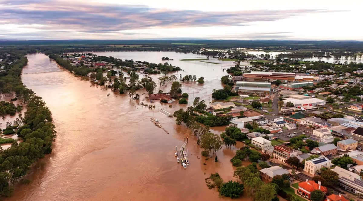 Lũ lụt ở Australia. Ảnh: CNN