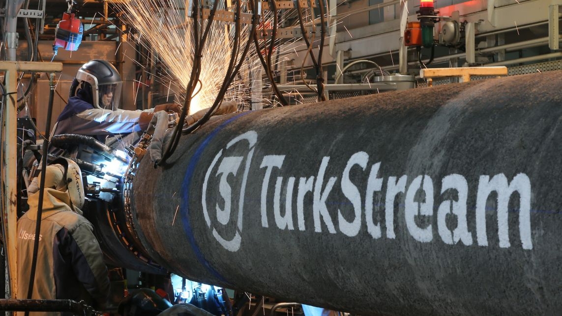 Đường ống TurkStream. (Ảnh: Reuters)