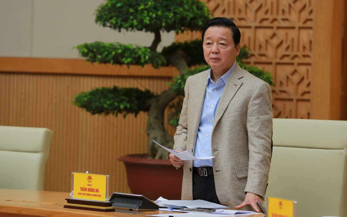 Phó Thủ tướng Trần Hồng Hà. (Ảnh: Minh Khôi)