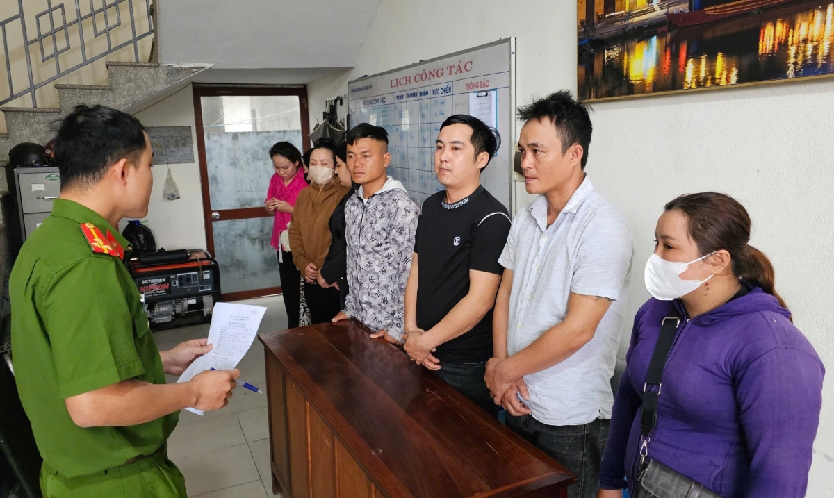 Hàng chục đối tượng liên quan đến vụ việc bị tạm giữ đề điều tra.