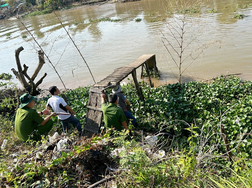 Hiện trường vụ việc.