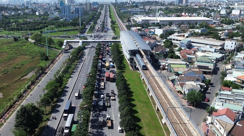 TPHCM đặt mục tiêu đến năm 2035 xây dựng 355km metro (ảnh V.Q)