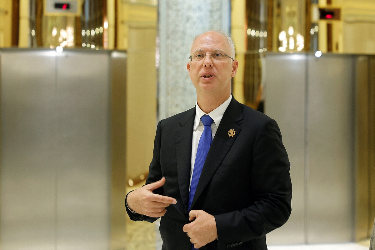 Ông Kirill Dmitriev, Giám đốc Quỹ Tài sản Quốc gia Nga, phát biểu sau cuộc đàm phán với giới chức Mỹ ở Riyadh ngày 18/2/2025. Ảnh: Reuters