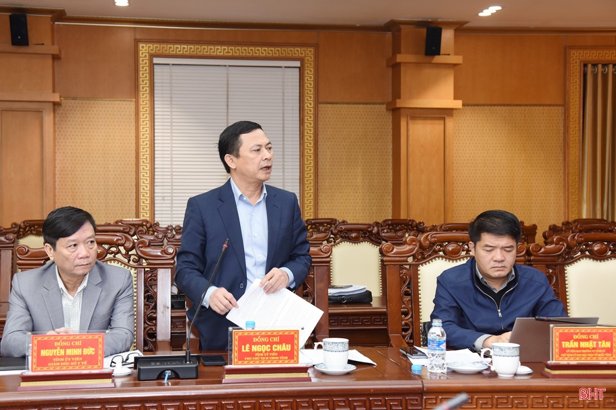 ông Lê Ngọc Châu, Phó chủ tịch UBND tỉnh Hà Tĩnh. Ảnh: BHT