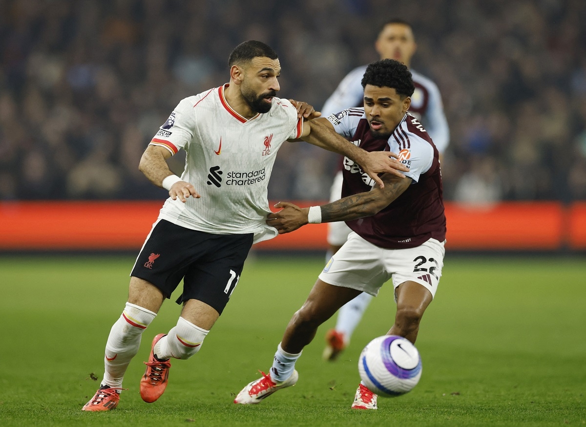 Liverpool bị Aston Villa cầm hòa 2-2. (Ảnh: Reuters). 