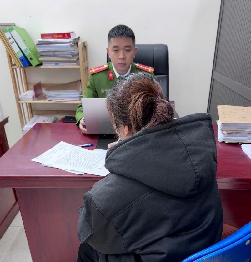 Nạn nhân trình báo tại Cơ quan Công an
