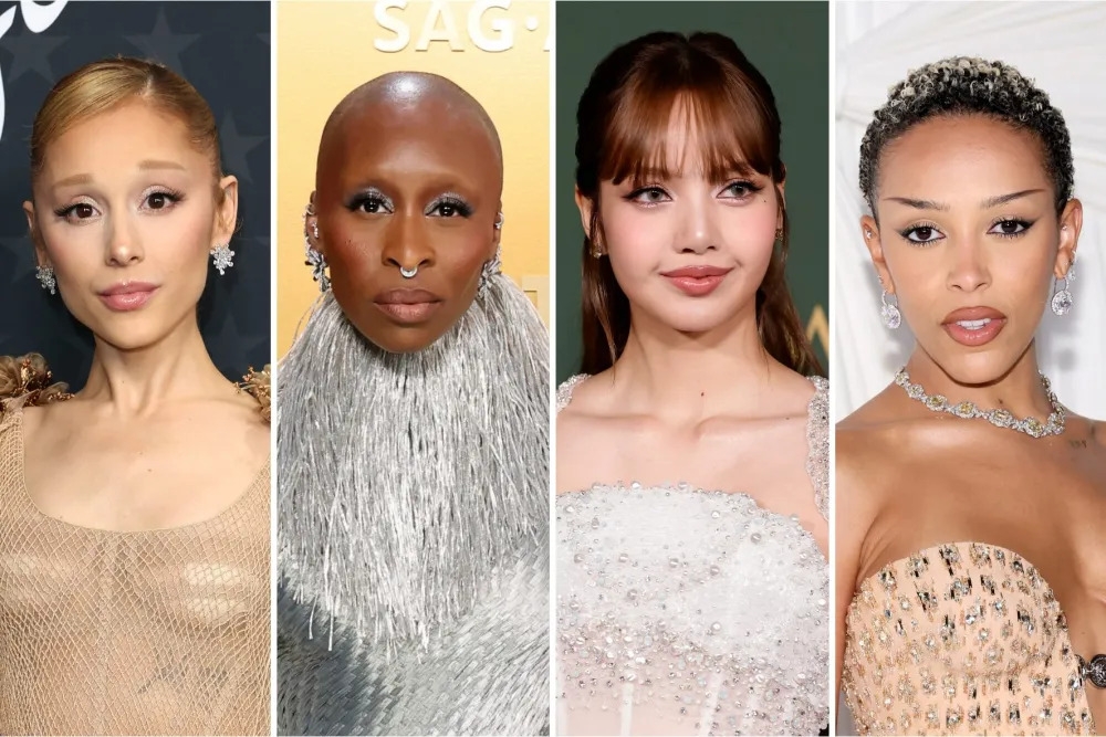 Lisa (thứ 2 từ phải qua) và một số nghệ sĩ như Cynthia Erivo, Ariana Grande, Doja Cat, Queen Latifah và Raye tham gia các tiết mục tôn vinh cộng đồng làm phim và huyền thoại điện ảnh tại lễ trao giải Oscar lần thứ 97.