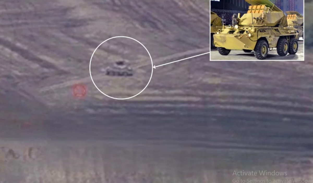 Hệ thống phóng tên lửa di động Bulsae-4 (Chim lửa-4) của Triều Tiên được cho là xuất hiện tại Kursk. Ảnh: Army Recognition