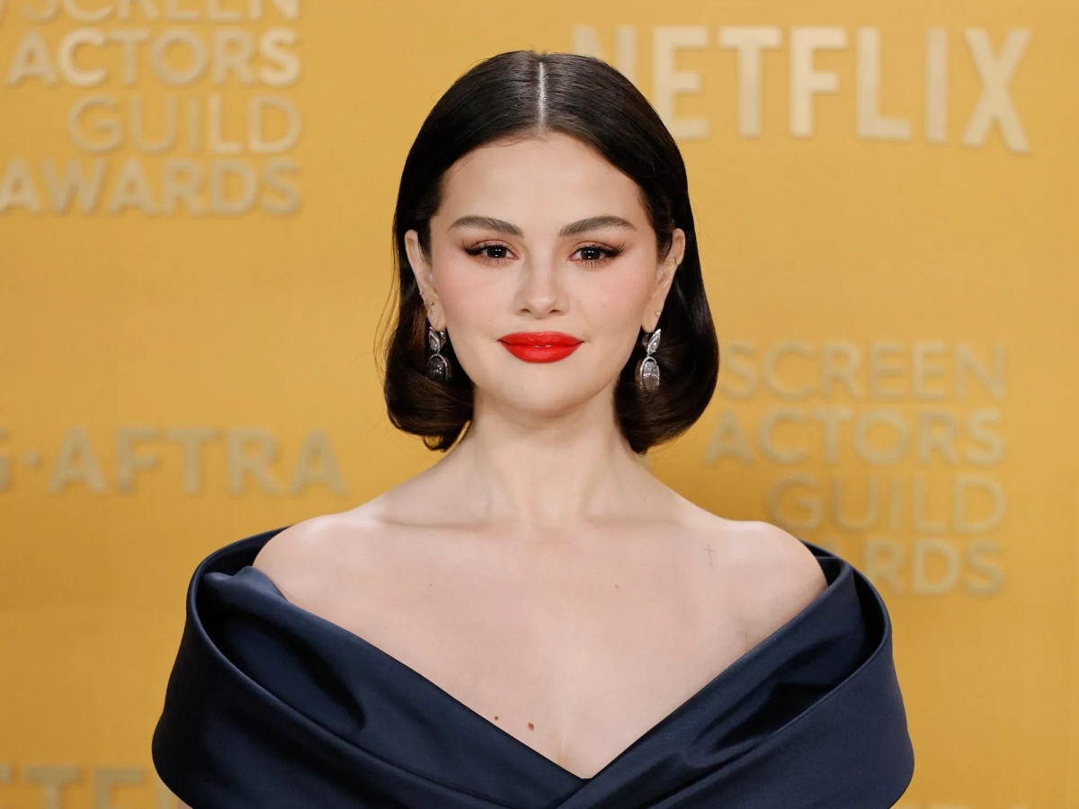 Selena Gomez tại lễ trao giải SAG Awards 2025.