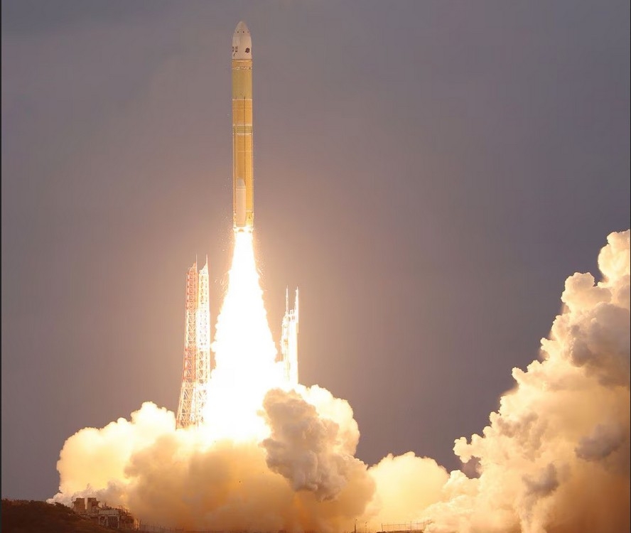 Toàn cảnh vụ phóng vệ tinh Michibiki số 6 bằng tên lửa đẩy H3. (Ảnh: JAXA)