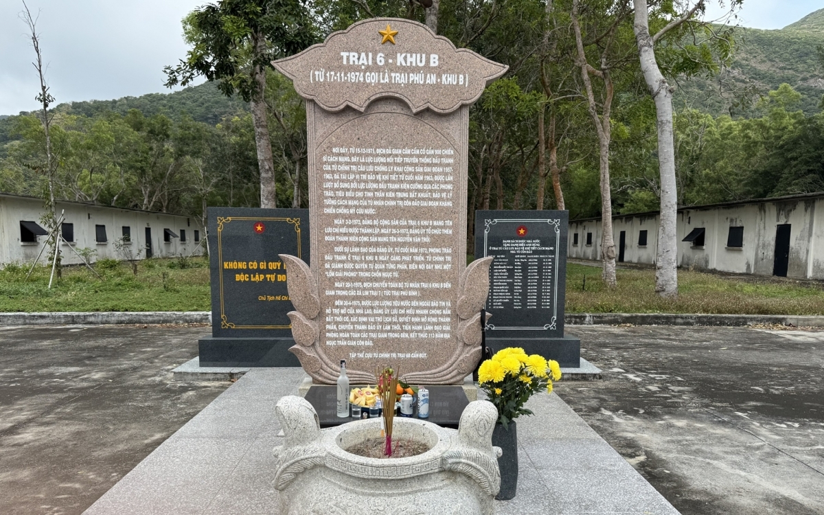 Khuôn viên Trại 6B ngày nay. (Ảnh: NVCC)