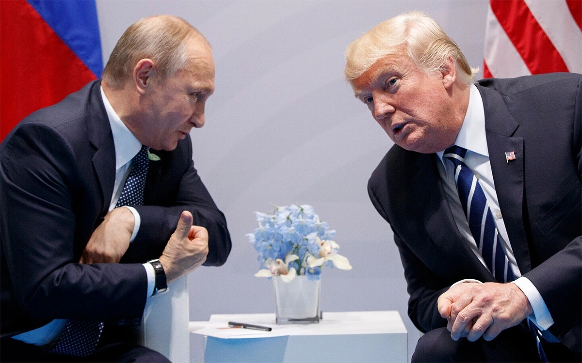Tổng thống Nga Vladimir Putin và Tổng thống Mỹ Donald Trump. (Ảnh: Reuters)