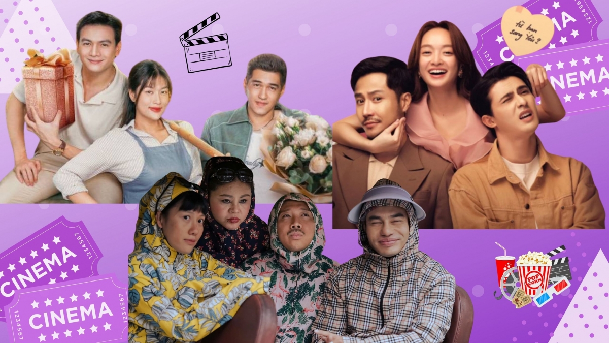 Thị trường phim Tết Ất Tỵ 2025 đã chứng kiến một cuộc đua phòng vé đầy kịch tính khi 3 bộ phim nội địa cùng ra rạp là: Bộ tứ báo thủ, Nụ hôn bạc tỷ và Yêu nhầm bạn thân.