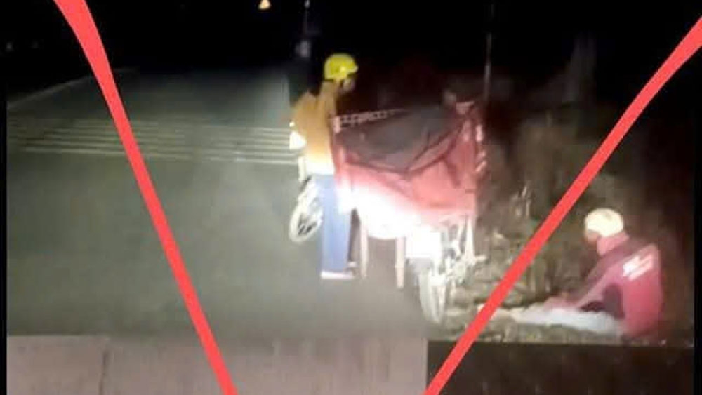 Cảnh K. dàn cảnh bị cướp (ảnh: ĐC) 