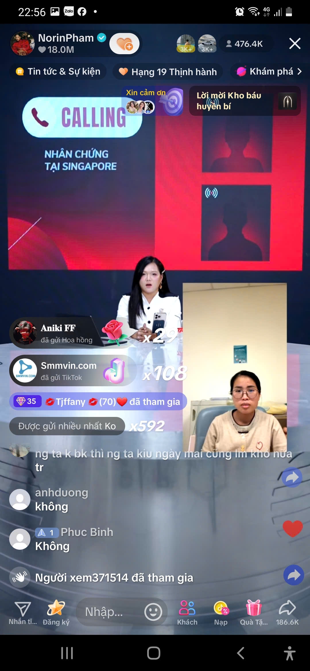 Phiên livestream của Phạm Thoại tối 25/2