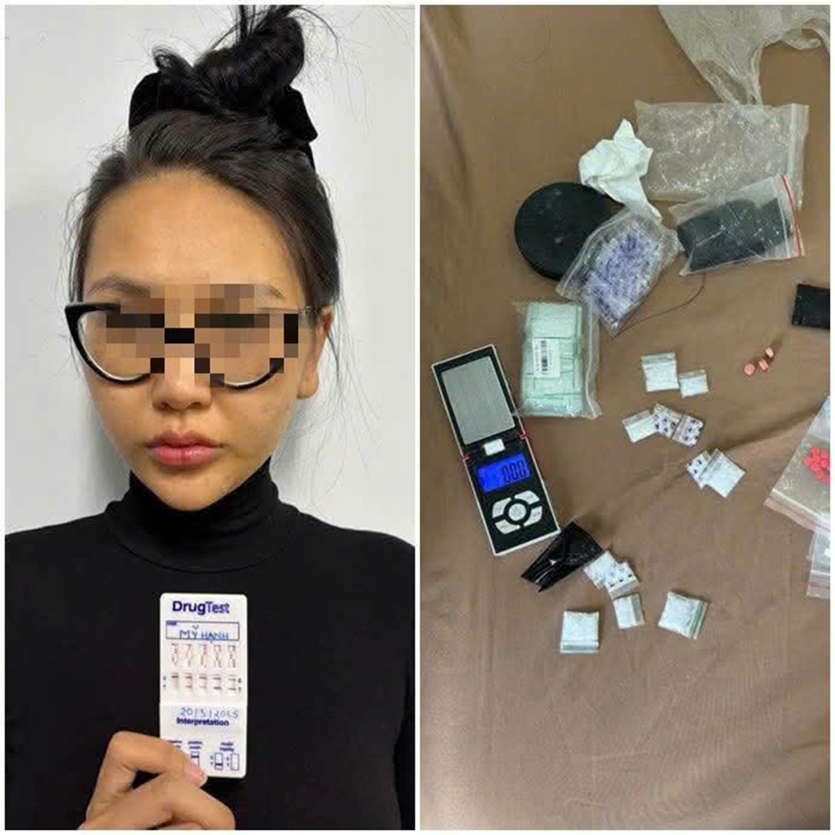 Đỗ Thị Mỹ Hạnh tại cơ quan công an. (Ảnh: CANT)