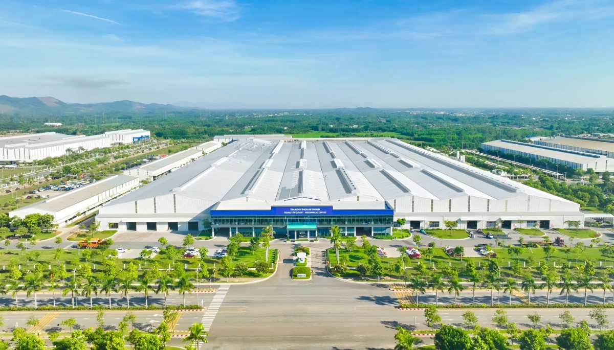 Trung tâm Cơ khí THACO INDUSTRIES có quy mô hàng đầu Việt Nam với tổng vốn đầu tư hơn 400 triệu USD