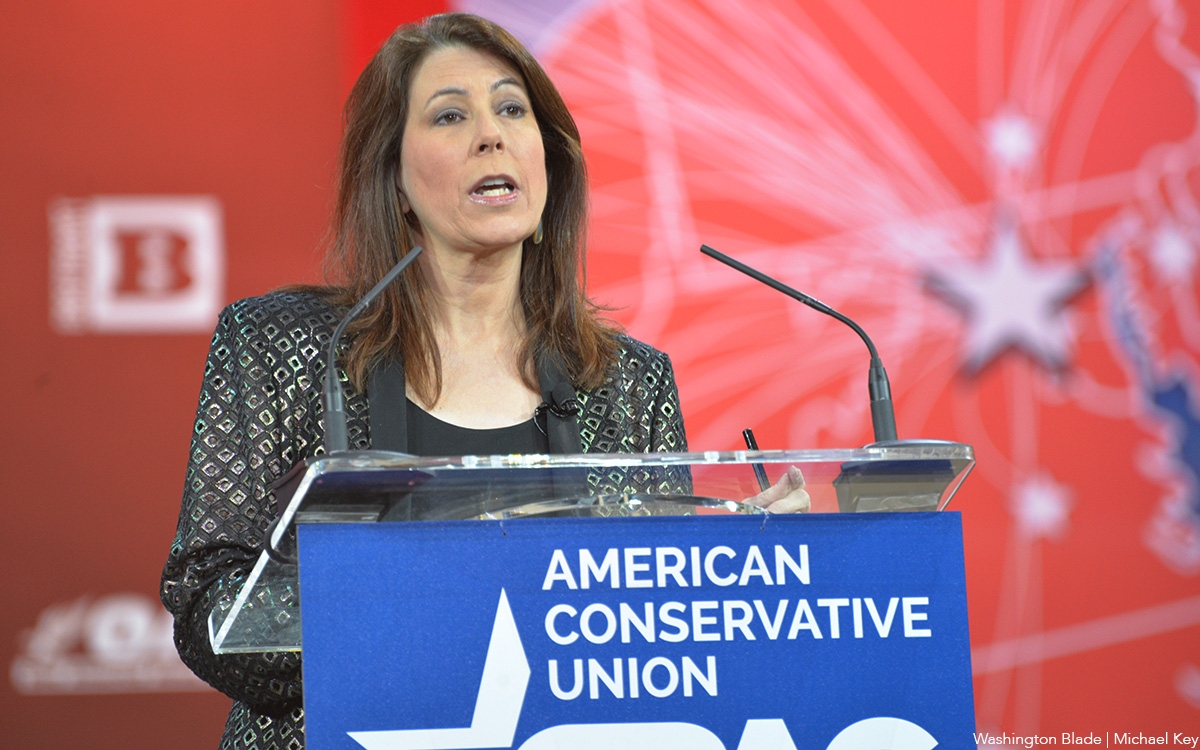 Phát ngôn viên Bộ Ngoại giao Mỹ CTammy Bruce. Ảnh: Washington Blade