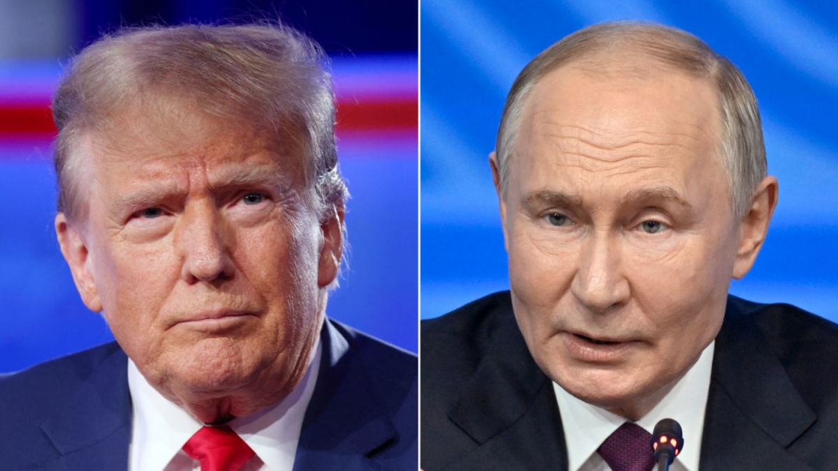 Tổng thống Mỹ Donald Trump và Tổng thống Nga Putin. Ảnh: Reuters