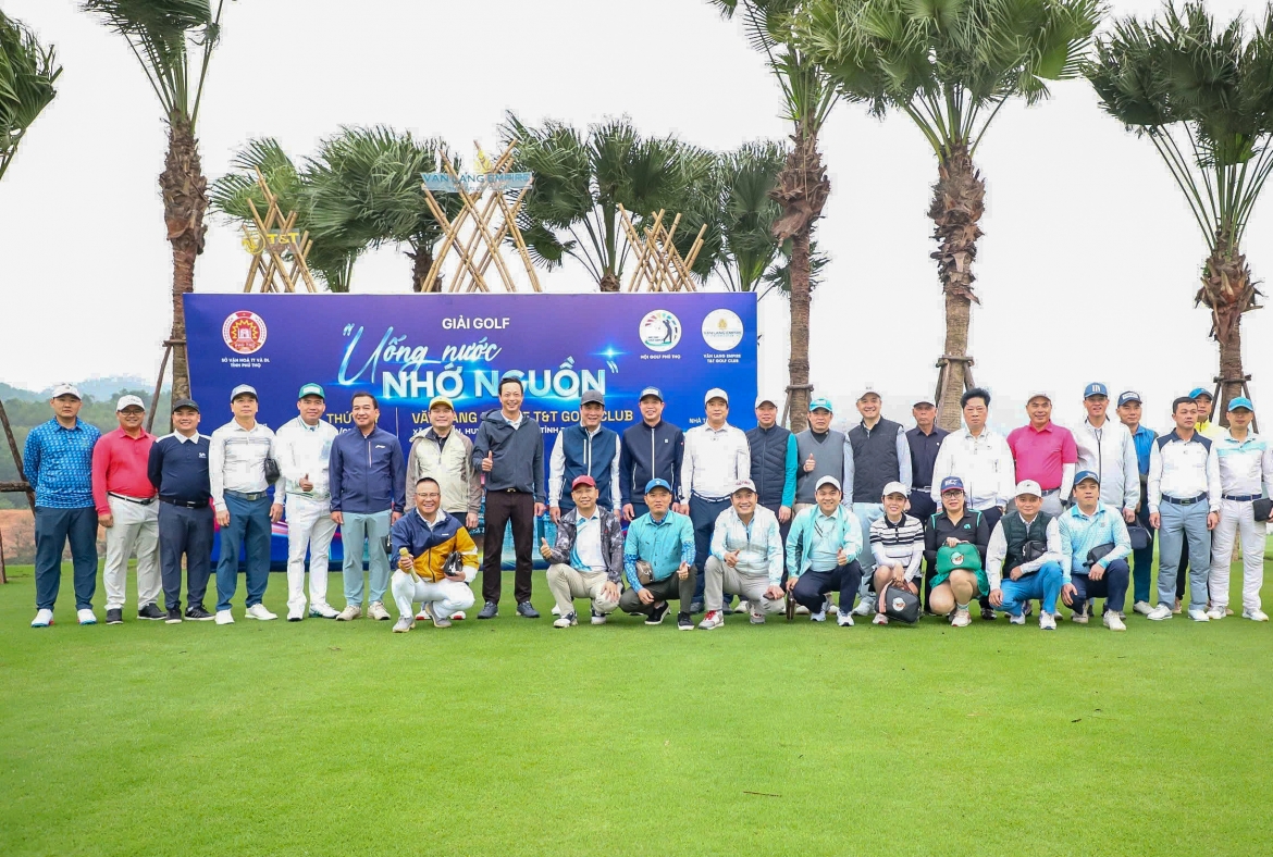 Giải golf “Uống nước nhớ nguồn” – Phú Thọ năm 2025. Nguồn: Sở VHTTDL Phú Thọ