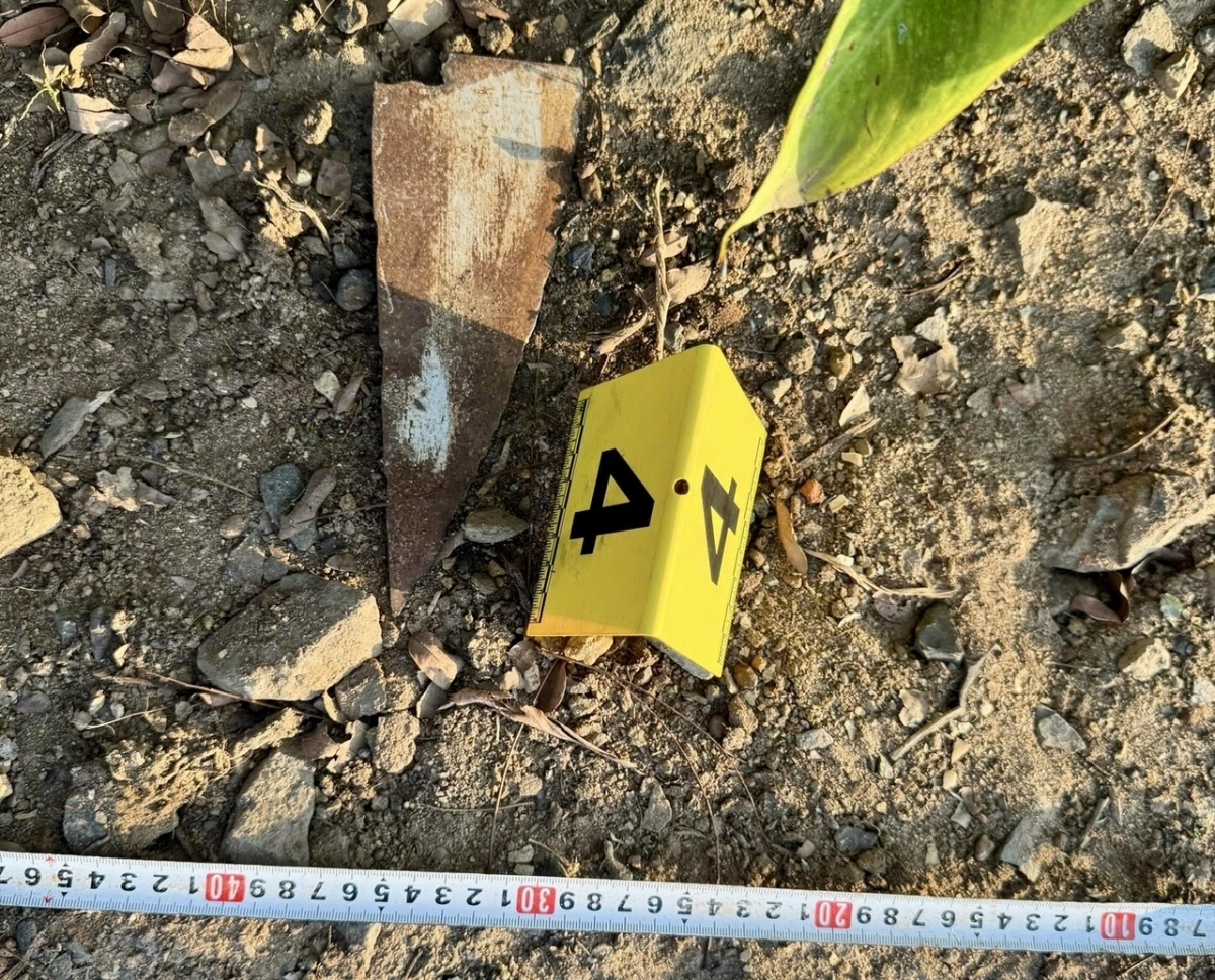 Hung khí thu giữ tại hiện trường vụ việc