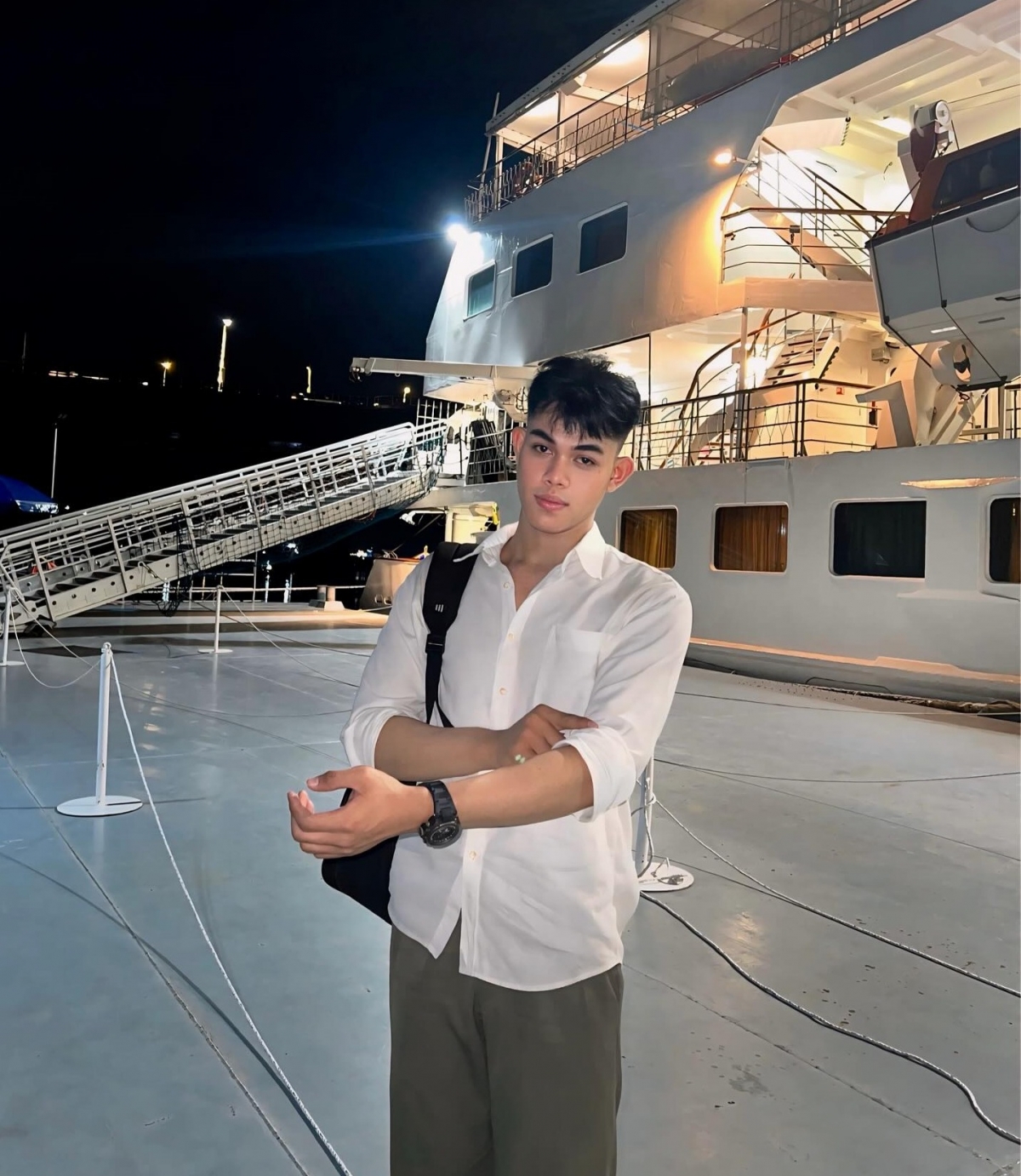 Dù đăng quang ngôi vị Nam vương Campuchia 2024 nhưng Nawin vẫn chưa tham dự các cuộc thi quốc tế về nhan sắc. (Ảnh: Instagram)