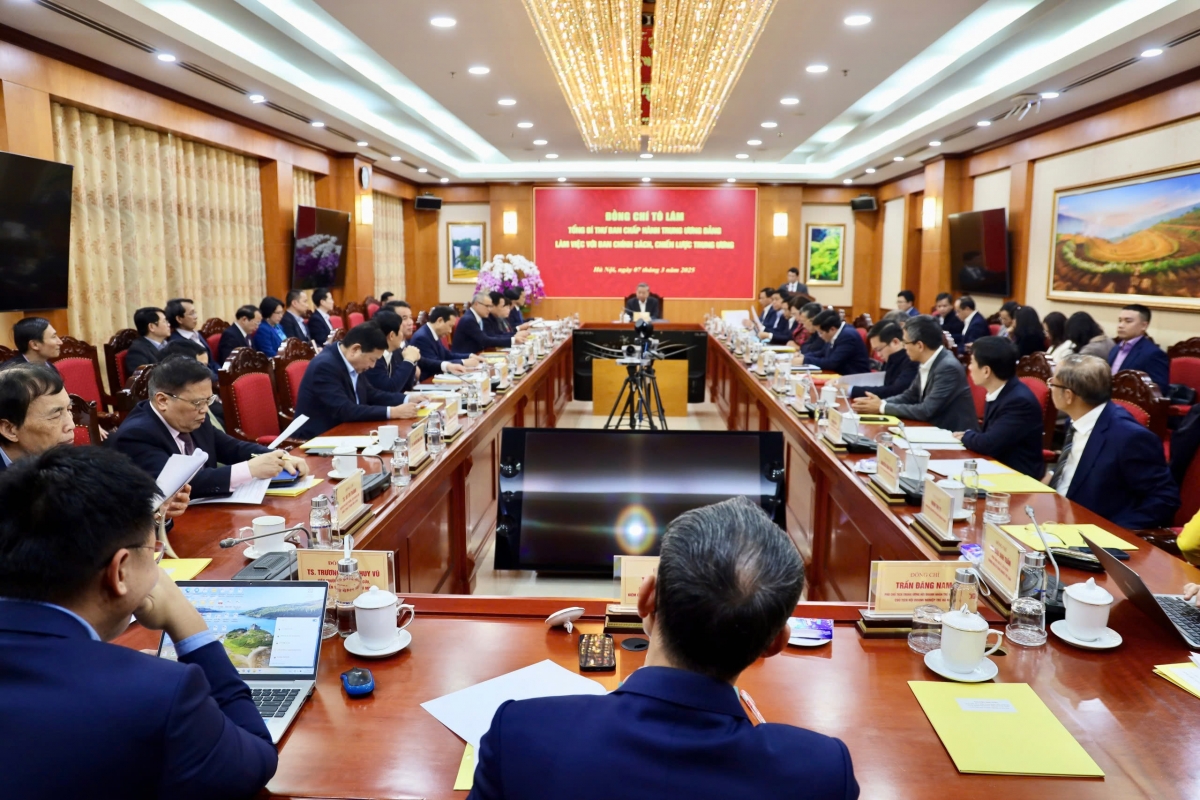 Toàn cảnh buổi làm việc