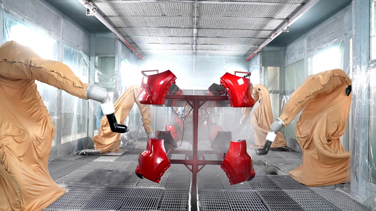 Máy dập 6.300 tấn tại Nhà máy Sản xuất Linh kiện khung thân vỏ ô tô