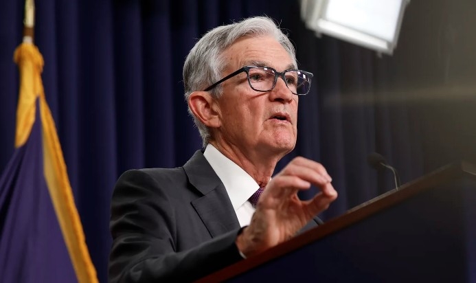 Chủ tịch Cục Dự trữ Liên bang Mỹ (FED) Jerome Powell phát biểu tại cuộc họp báo sau cuộc họp của Ủy ban Thị trường Mở Liên bang (FOMC) ngày 19/3/2025 tại Washington, DC. (Ảnh: CNBC)
