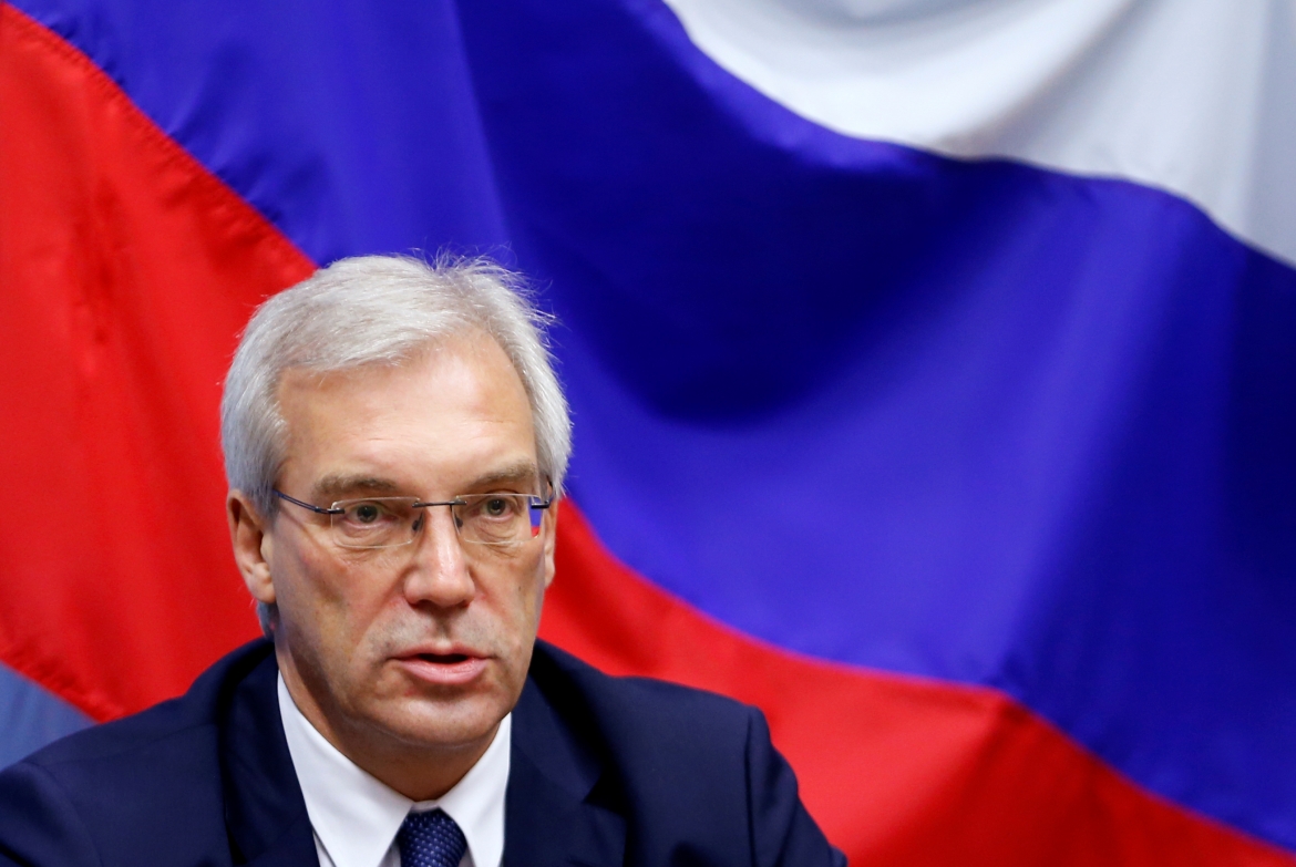 Thứ trưởng Ngoại giao Nga Alexander Grushko. Ảnh: Reuters