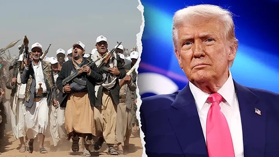 Tổng thống Mỹ Trump đối đầu với lực lượng vũ trang Hồi giáo Houthi ở Yemen. Ảnh: Getty.