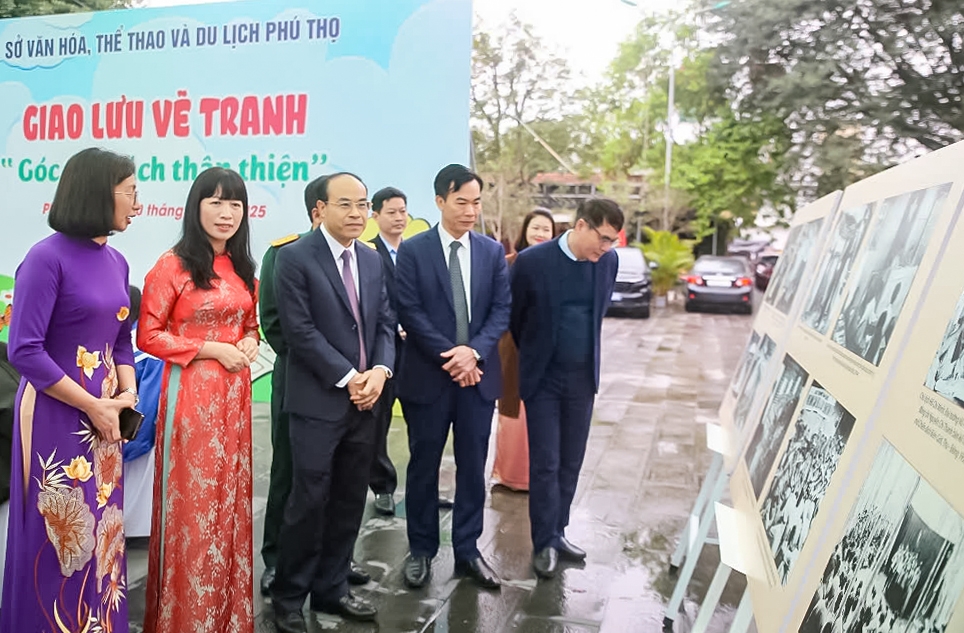 Các không gian trưng bày tại Hội sách Đất Tổ năm 2025. Nguồn: Sở VHTTDL Phú Thọ