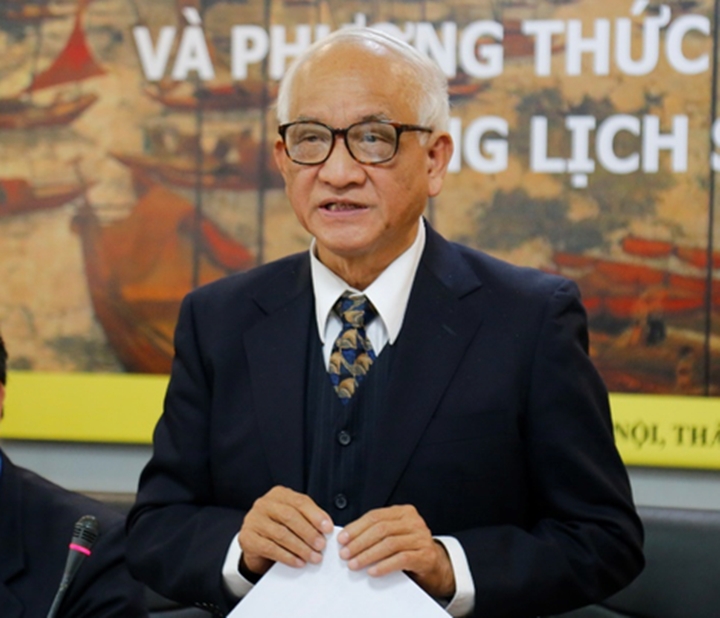 PGS.TS Trần Đức Cường, Chủ tịch Hội Khoa học Lịch sử Việt Nam. (Ảnh: KT)