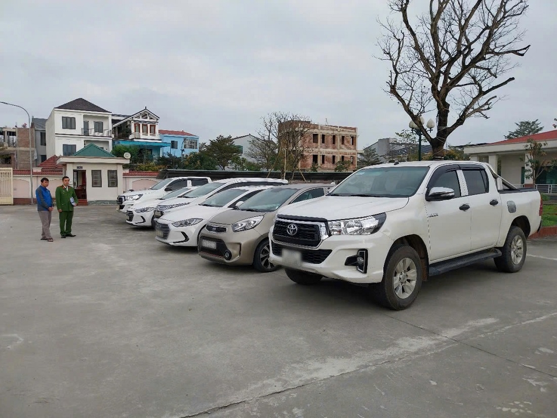 Tang vật vụ án. Ảnh: CANA