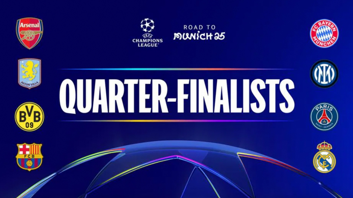 Tám đội bóng sẽ tranh tài tại cúp C1 châu Âu 2024/2025.