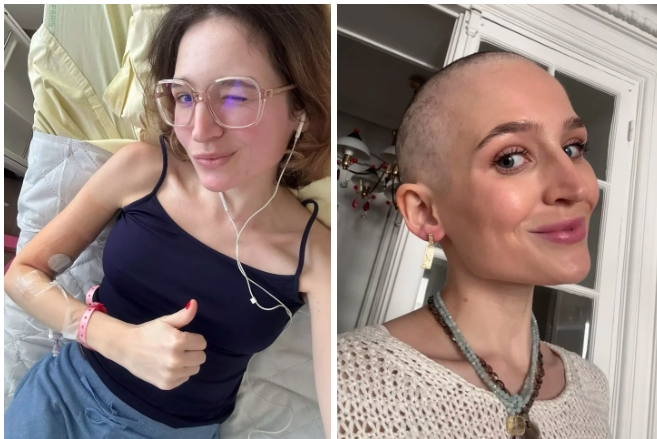 Marly Garnreiter được chẩn đoán mắc bệnh u lympho Hodgkin. (Ảnh: Marly Garnreiter/SWNS)