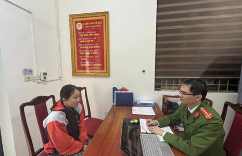 Nguyễn Thị Gái tại cơ quan điều tra